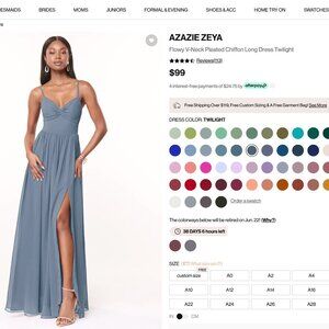 Azazie Bridesmaid Dress